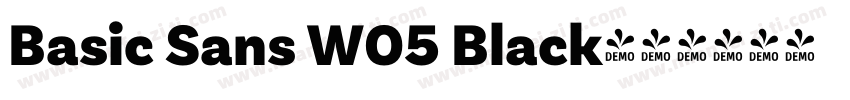 Basic Sans W05 Black字体转换